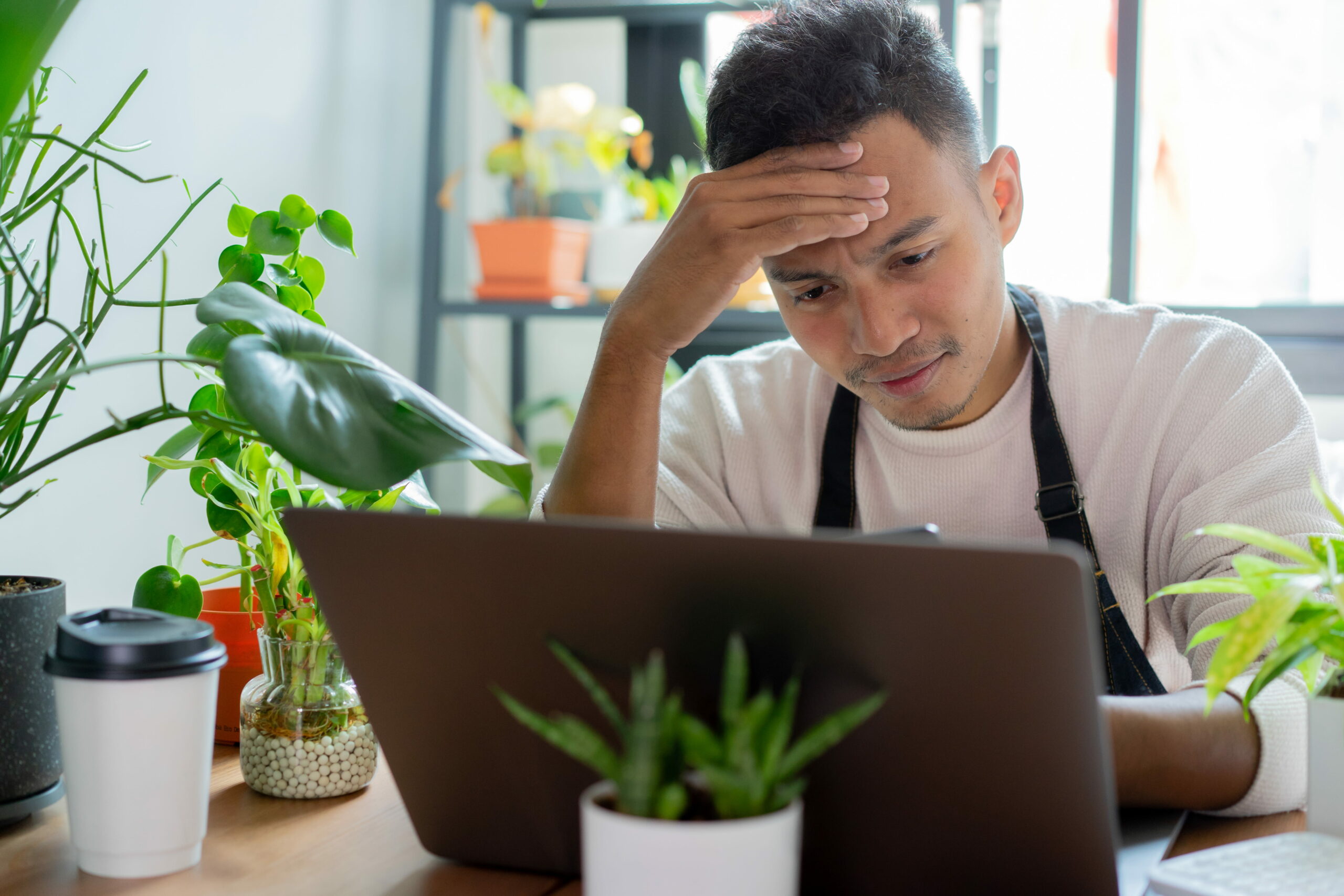 Chef d'entreprise dans l'embarrât